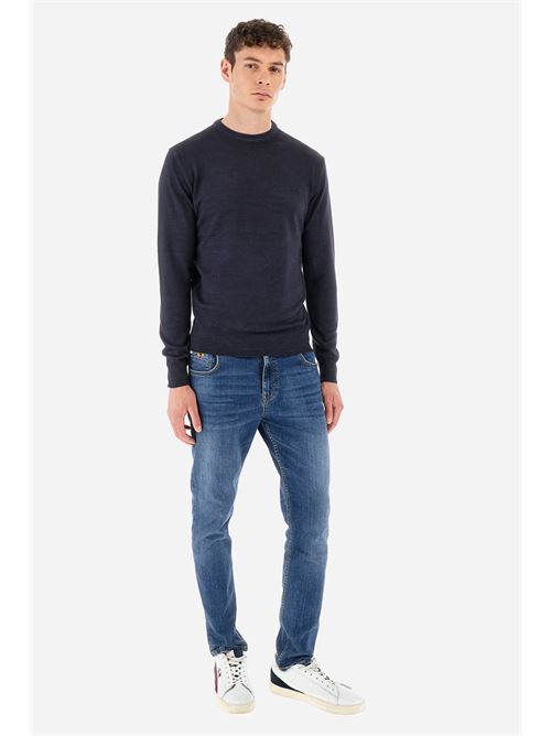 MAN SWEATER CREW NECK MERINOS LA MARTINA | WMS010-YW043/7017